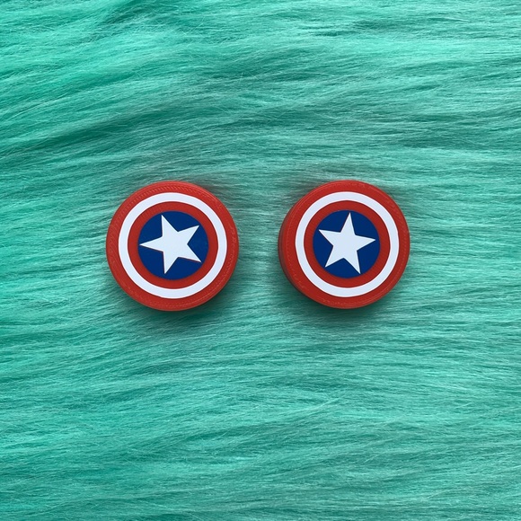 Captain America Straw Topper - Picture 1 of 4